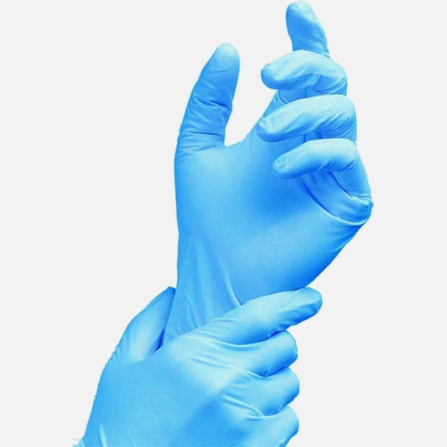 Перчатки нитриловые Синие
