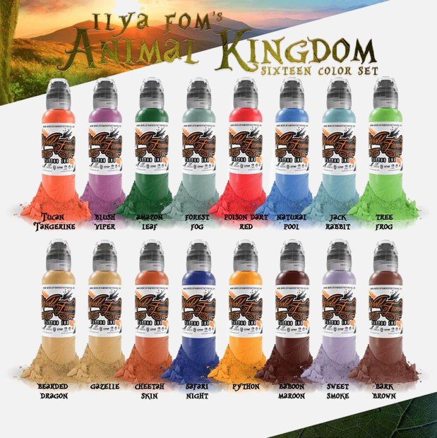 Amazon Leaf краска World Famous Animal Kingdom Set