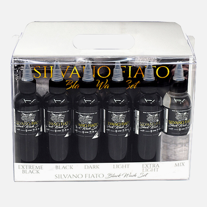 Black Silvano Fiato Black Wash Set World Famous Ink