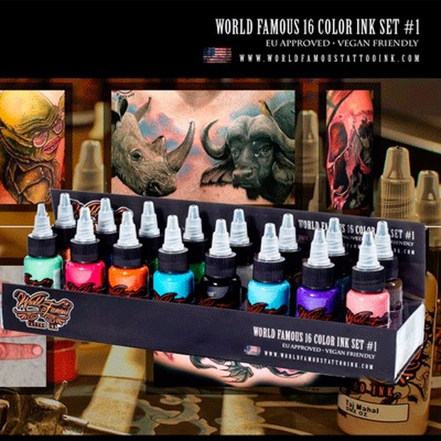 16 Color Ink Set #1 World Famous Ink