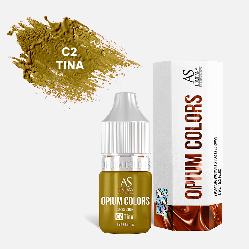 Корректор для красных бровей C2-Tina organic Opium colors AS Company