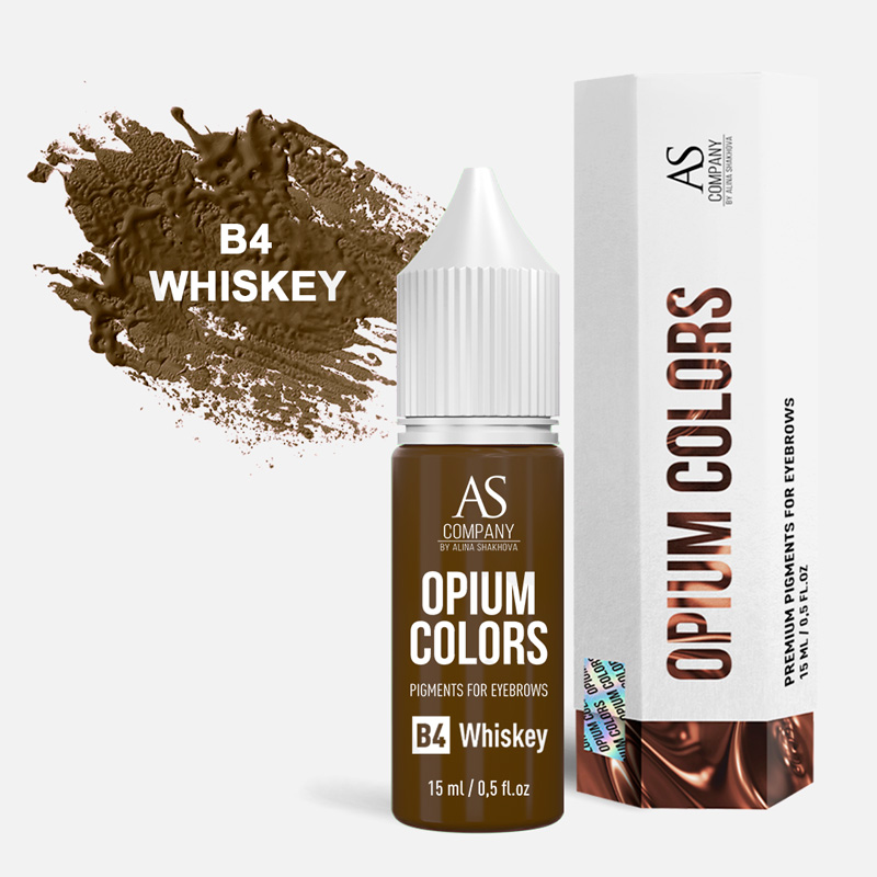 Пигмент для бровей B4-Whiskey Opium colors AS Company