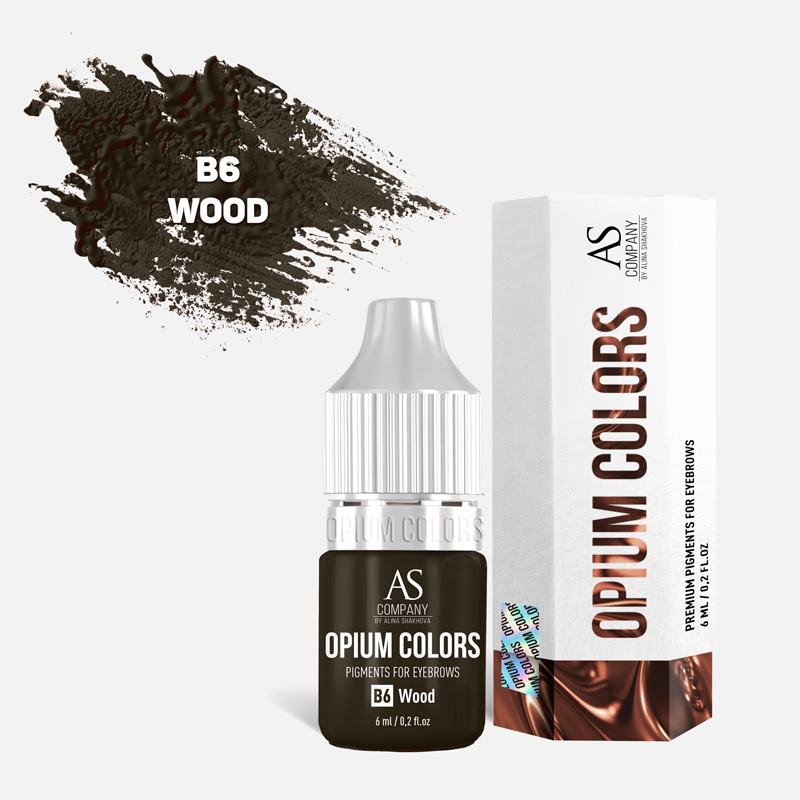 Пигмент для бровей B6-Wood Opium colors AS Company