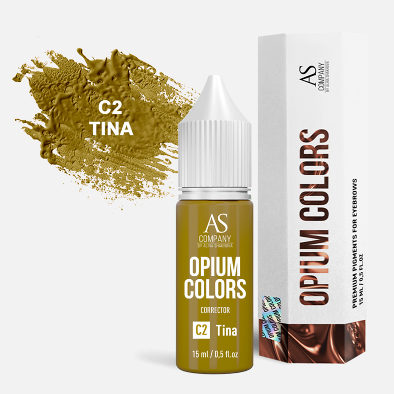 Корректор для красных бровей C2-Tina organic Opium colors AS Company