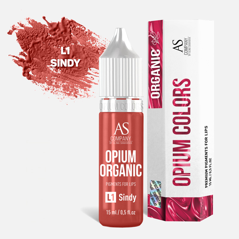 Пигмент для губ L1-Sindy organic Opium colors AS Company