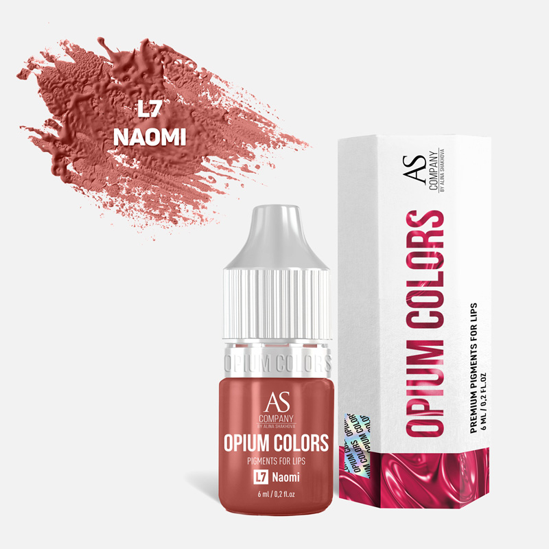 Пигмент для губ L7-Naomi organic Opium colors AS Company