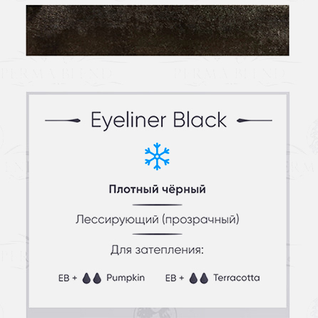 Eyeliner Black Краска Perma Blend											